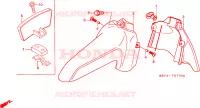 PARAFANGO ANTERIORE per Honda SCOOPY 50 1996