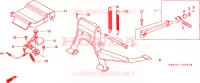 PIEDE D'APPOGGIO per Honda SCOOPY 50 1996