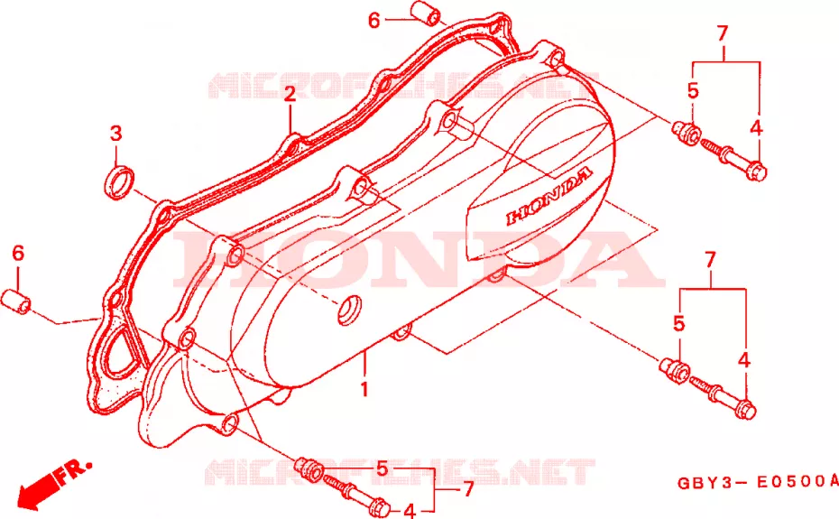 COPERTURA CASSA MANOVELLA Honda SCOOTER 50 SCOOPY 1996  SH50T
