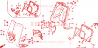 COPERTURA ANTERIORE/SCATOLA INTERNA per Honda NH 80 Suzuka factory 1989