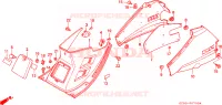 COPERTURA CENTRO/COPERTURA CORPO per Honda NH 80 Suzuka factory 1989