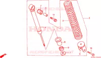CUSCINO POSTERIORE per Honda NH 80 Suzuka factory 1989