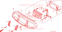 FANALE/MANIGLIA FRONTE COPERCHIO(NH80MDK/MDP DK) per Honda NH 80 Suzuka factory 1989