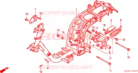 CORPO TELAIO(NH80MDR/MSR) per Honda NH 80 1994