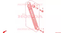 CUSCINO POSTERIORE per Honda NH 80 1994