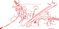 LEVA MANIGLIA/CAVO/INTERRUTTORE per Honda NH 80 1994