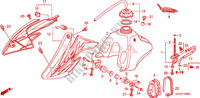 SERBATOIO COMBUSTIBILE per Honda CRF 70 2007