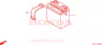 BATTERIA per Honda NSR 50 2000