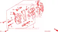 CALIBRO FRENO ANTERIORE per Honda NSR 50 2000