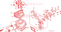 CILINDRO/TESTATA per Honda NSR 50 2000
