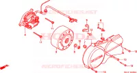 COPERTURA CASSA MANOVELLA/ GENERATORE per Honda NSR 50 2000