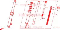 FORCELLA ANTERIORE per Honda NSR 50 2000