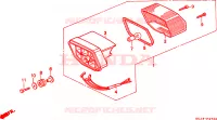 LUCE CODA per Honda NSR 50 2000