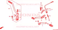 PEDALE/BRACCIO AVVIATORE A TIRO per Honda NSR 50 2000