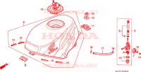 SERBATOIO COMBUSTIBILE per Honda NSR 50 2000