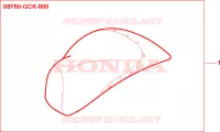COPERTURA SELLA CON BORCHIE per Honda SHADOW 50 1998