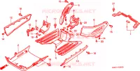 PANNELLO PAVIMENTO per Honda SHADOW 50 1998