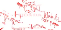 PIEDE D'APPOGGIO per Honda SHADOW 50 1998