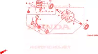 ALBERO A GOMITI/PISTONE per Honda X8R 50 CROSS SPORT 1998