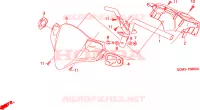 COPERTURA MANIGLIA/ MANIGLIA STERZO per Honda X8R 50 CROSS SPORT 1998