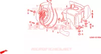 COPERTURA VENTILATORE/PROTEZIONE ANTITERMICA per Honda X8R 50 CROSS SPORT 1998