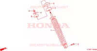 CUSCINO POSTERIORE per Honda X8R 50 CROSS SPORT 1998