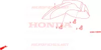 PARAFANGO ANTERIORE(2) per Honda X8R 50 CROSS SPORT 1998