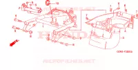 PARAFANGO POSTERIORE per Honda X8R 50 CROSS SPORT 1998