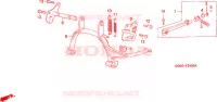 PEDALE/PIEDE D'APPOGGIO per Honda X8R 50 CROSS SPORT 1998