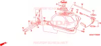 SERBATOIO COMBUSTIBILE per Honda X8R 50 CROSS SPORT 1998