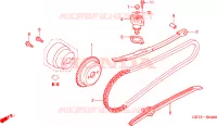 CATENA CAMMA/TENSIONE per Honda ZOOMER 50 2009
