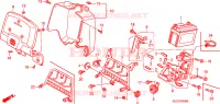 COPERTURA ANTERIORE/BATTERIA per Honda ZOOMER 50 2009