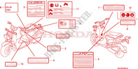 ETICHETTA CAUZIONE(NPS505/6) per Honda ZOOMER 50 2012