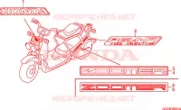 MARCHIO per Honda ZOOMER 50 2009