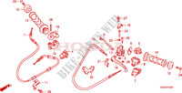 LEVA MANIGLIA/INTERRUTTORE/CAVO(KO,4TU,42TU) per Honda SCR 110 2011