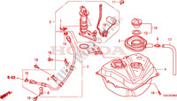 SERBATOIO COMBUSTIBILE per Honda SCR 110 2010