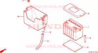 BATTERIA per Honda SCOOPY 50 1994
