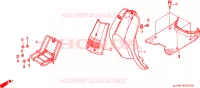 PANNELLO PAVIMENTO/SCUDO GAMBA per Honda SCOOPY 50 1994