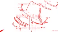 PARABREZZA per Honda SCOOPY 50 1994