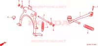 SOSTEGNO PRINCIPALE/ BRACCIO AVVIATORE A TIRO per Honda SCOOPY 50 1994