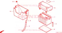 BATTERIA per Honda SH 75 1993