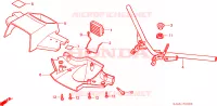 CONDOTTO MANIGLIA/COPERTURA MANIGLIA per Honda SH 75 1993