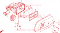 FILTRO ARIA per Honda SH 75 1993