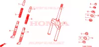 FORCELLA ANTERIORE per Honda SH 75 1993