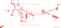 PIEDE D'APPOGGIO per Honda SH 75 1993