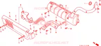 SMORZATORE SCARICO (SH75H/K/M) per Honda SH 75 1991