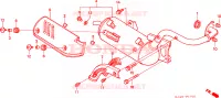 SMORZATORE SCARICO (SH75P/S/DP/DS) per Honda SH 75 1993
