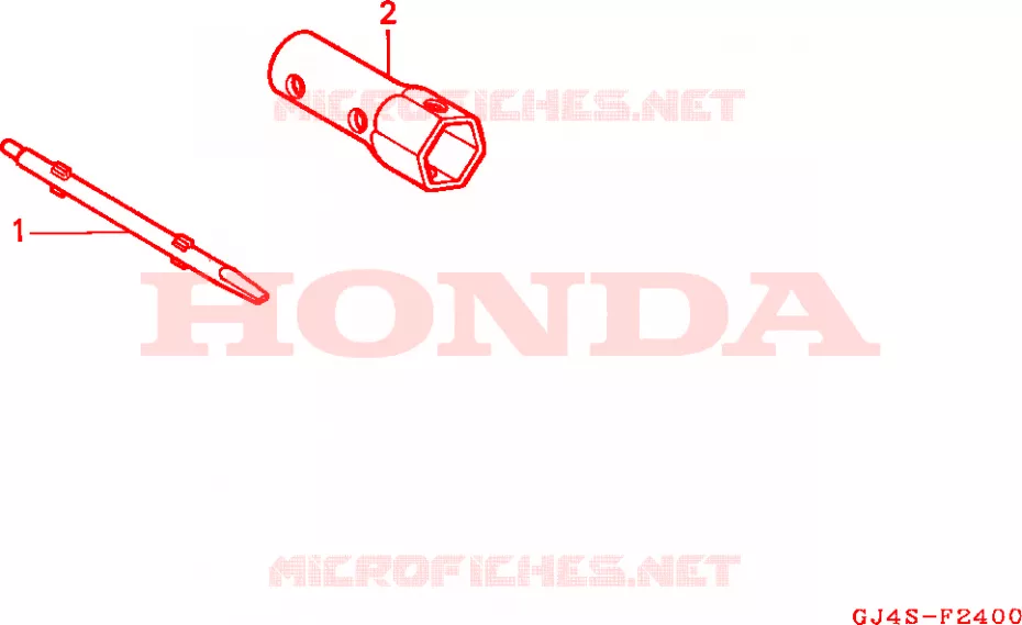 UTENSILI Honda SCOOTER 75 SH 1993  SH75P