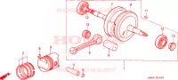 ALBERO A GOMITI/PISTONE per Honda C 90 1996