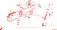 CATENA CAMMA/TENSIONE per Honda C 90 1996